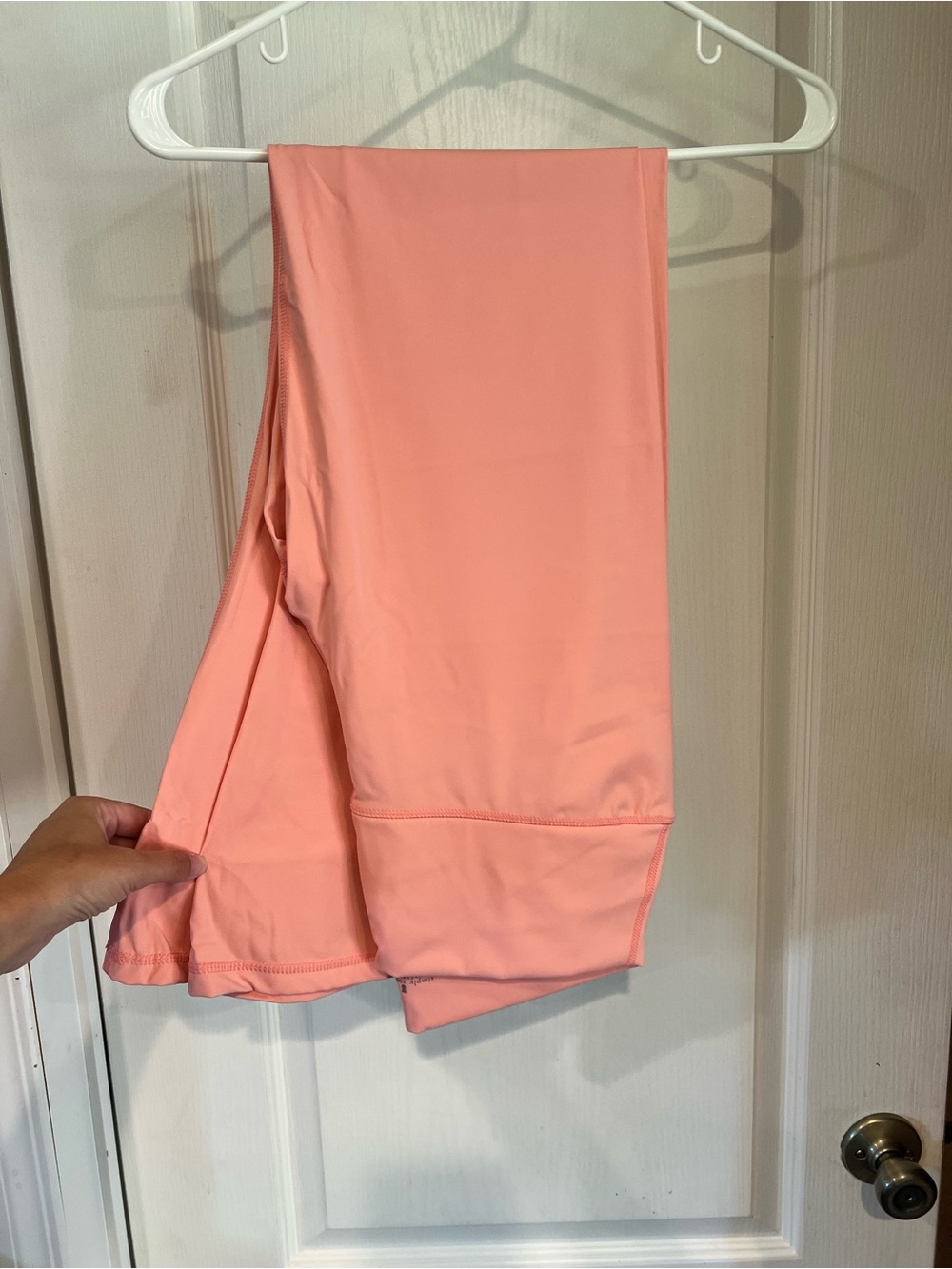 Simply Southern Peach Criss Cross Flare Leggings